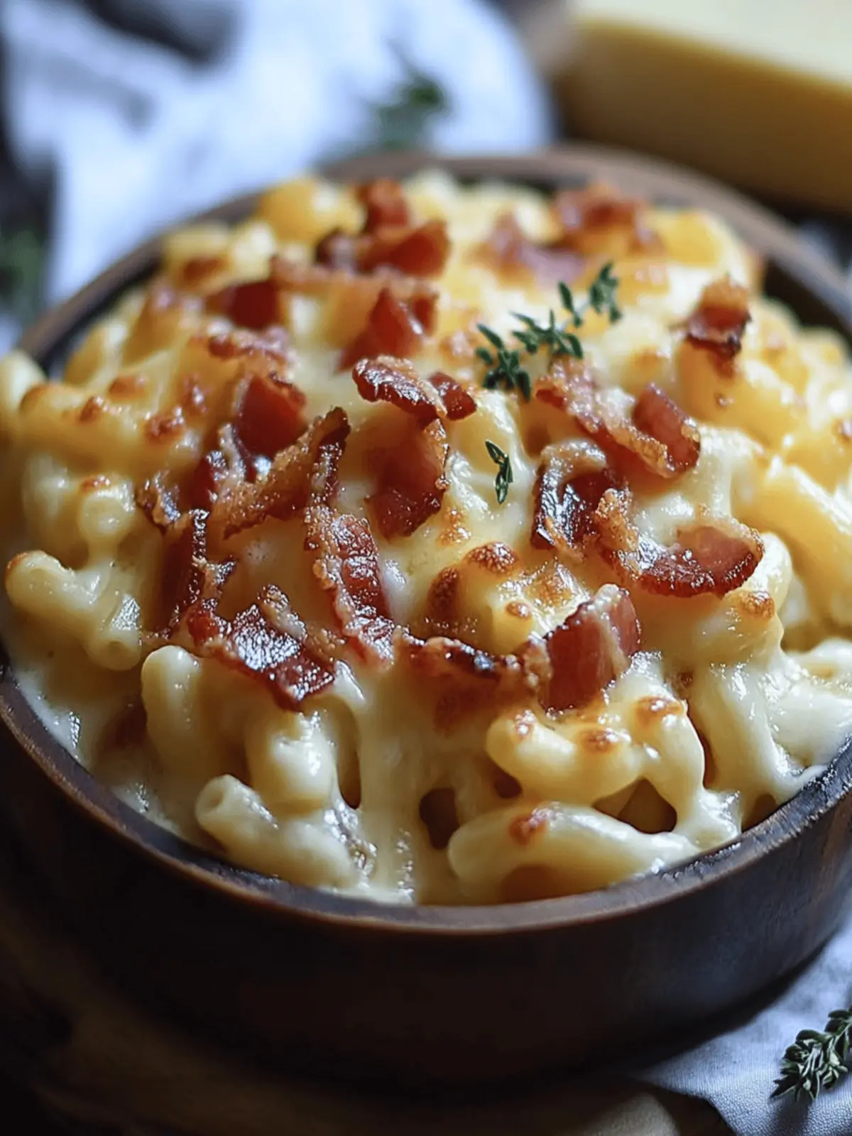 Bacon Mac and Cheese Bliss: Your Ultimate Comfort Food Fix 2 Bacon Mac and Cheese