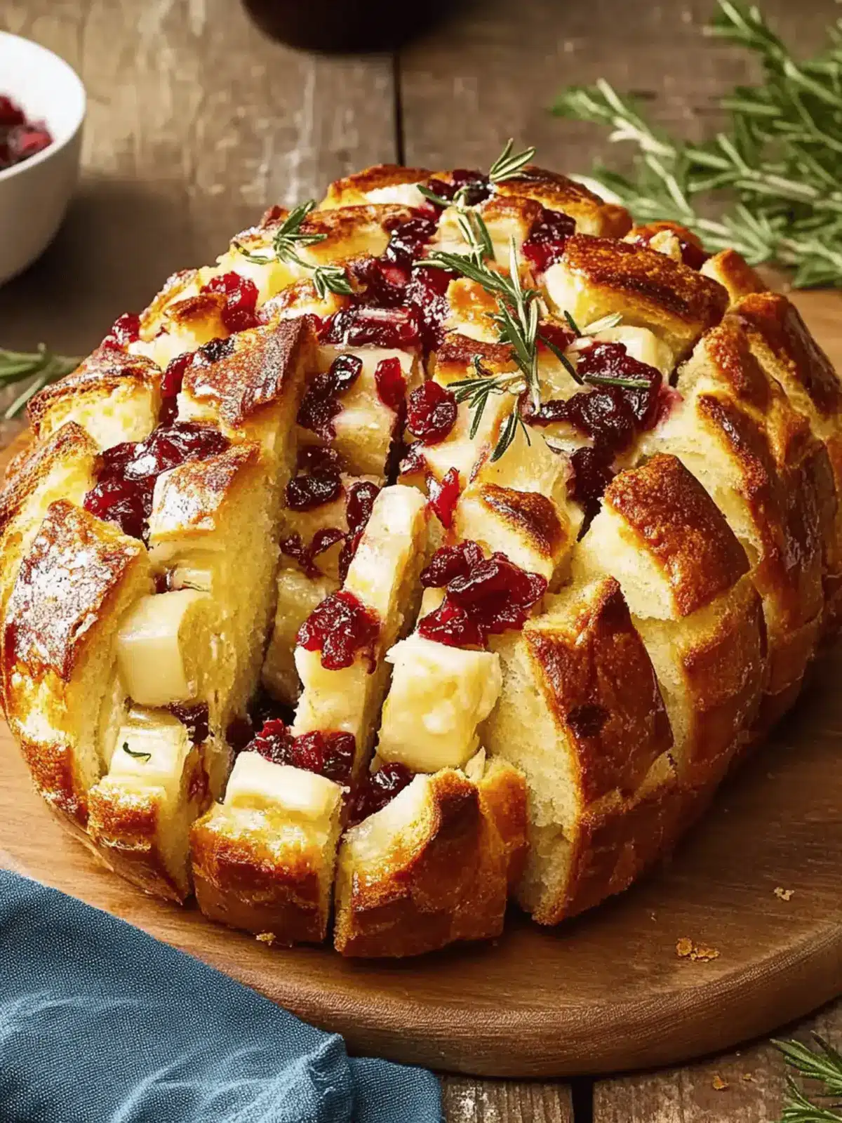 Cranberry Brie Pull-Apart Bread: Your Festive Showstopper 4 Cranberry Brie Pull-Apart Bread