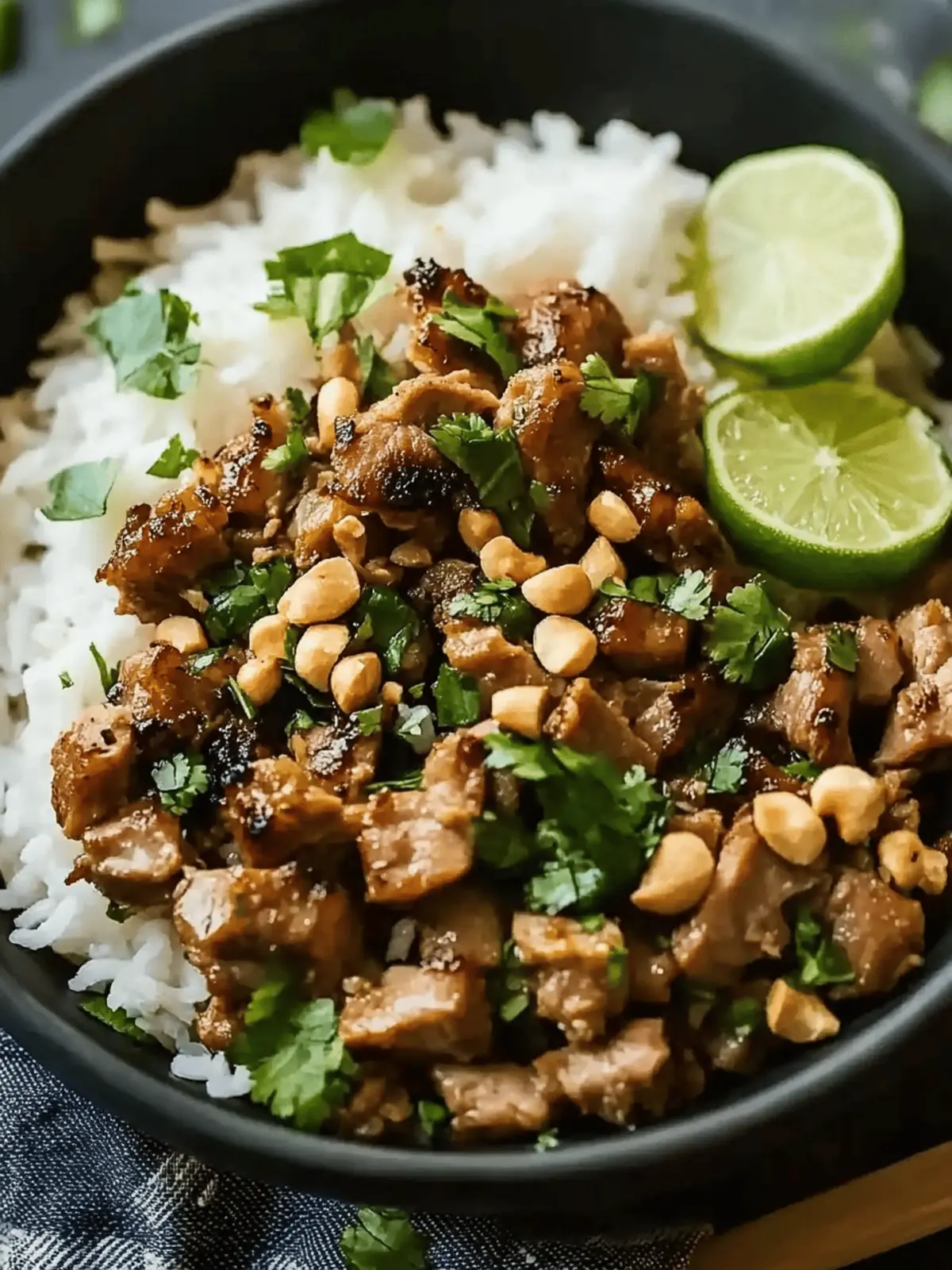 Ginger Lime Pork with Coconut Rice for a Tropical Dinner Delight 3 Ginger Lime Pork with Coconut Rice