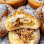 Apple Cheesecake Brioche Buns