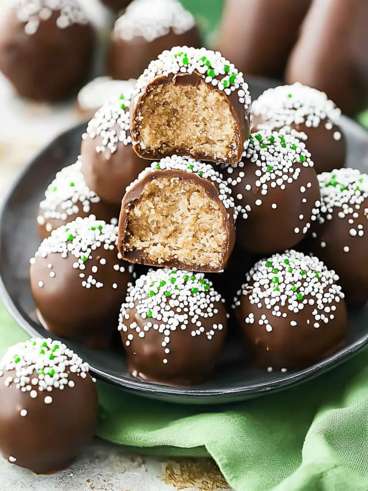 No Bake Baileys Irish Cream Cookie Balls