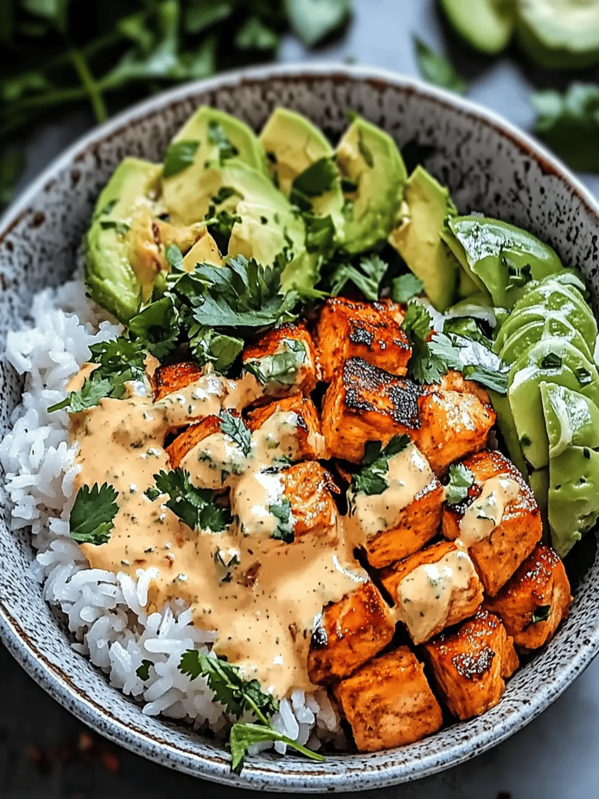 Coconut Chicken Rice Bowl