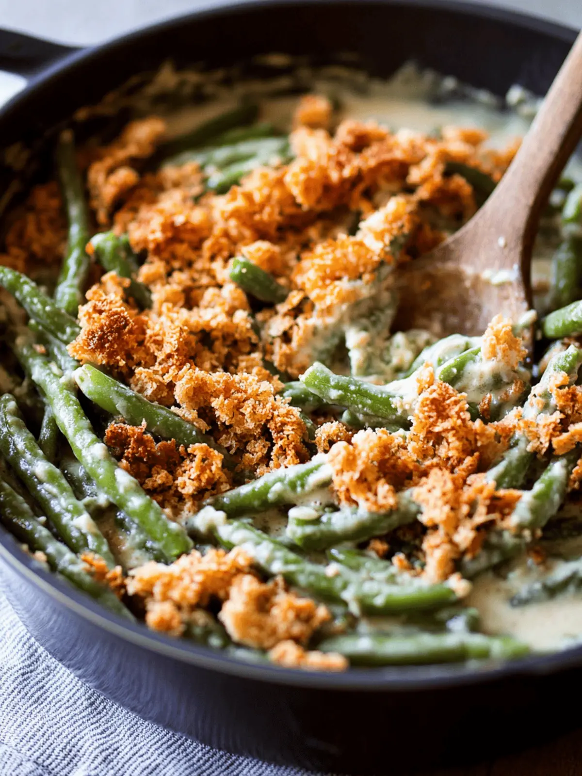 Creamy Green Bean Casserole from Scratch