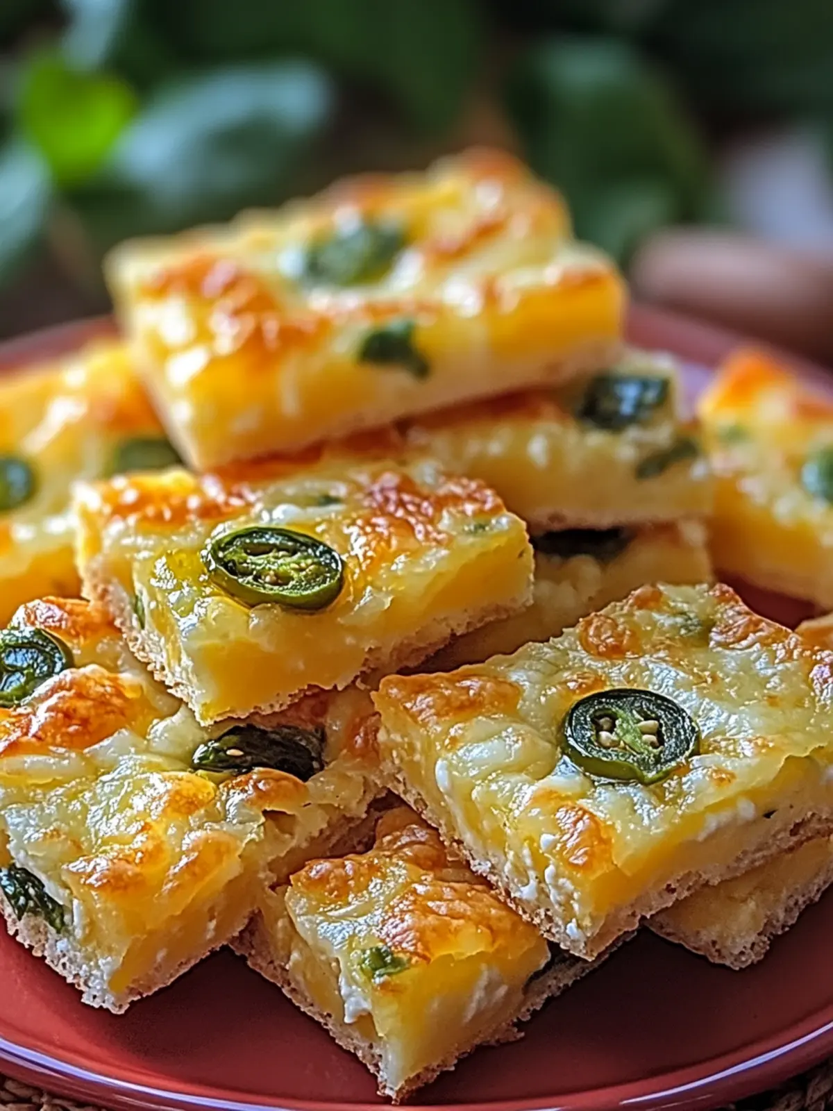 Jalapeño Cheese Squares