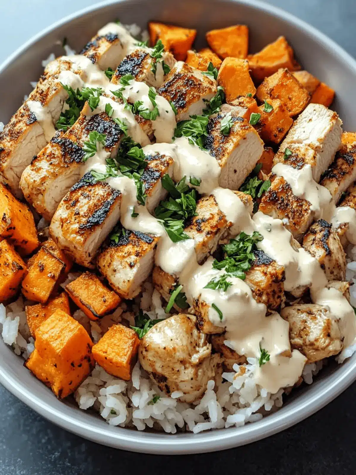 Delicious Chicken & Sweet Potato Rice Bowl Ready in 40 Minutes 5 Chicken & Sweet Potato Rice Bowl