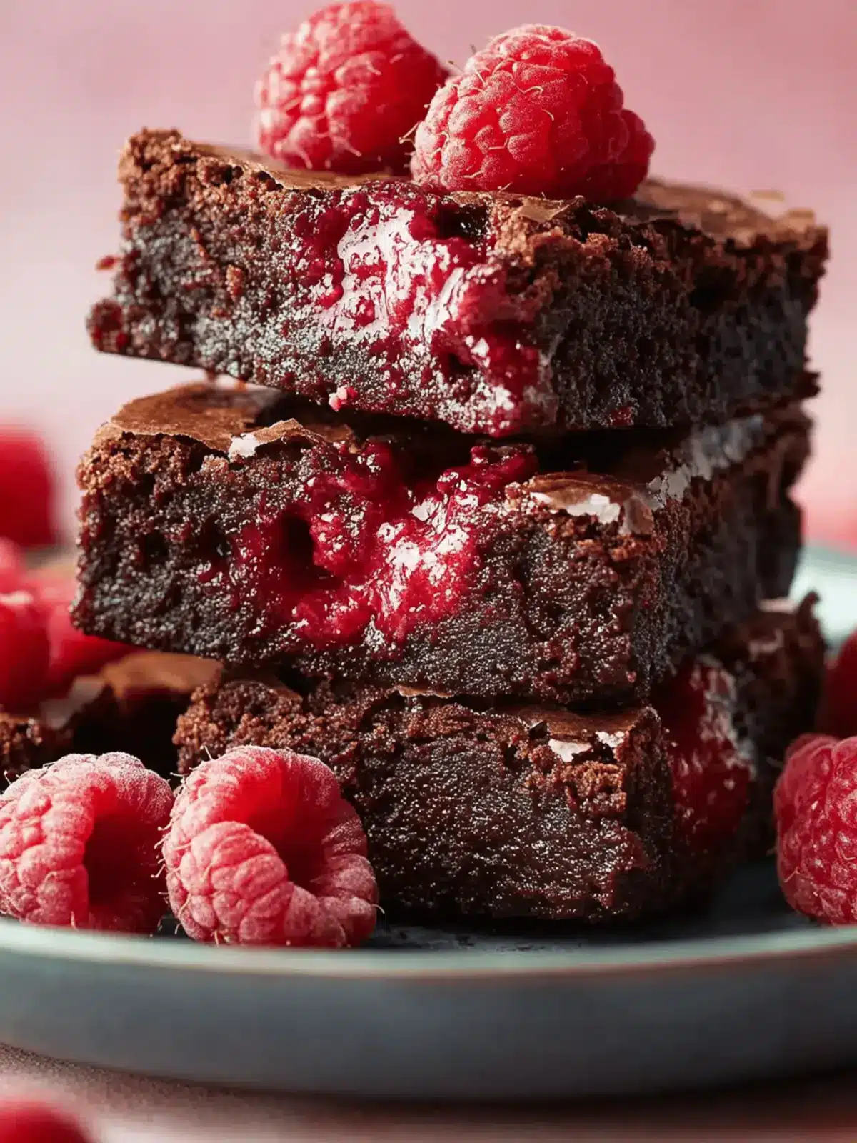 Chocolate Raspberry Brownies