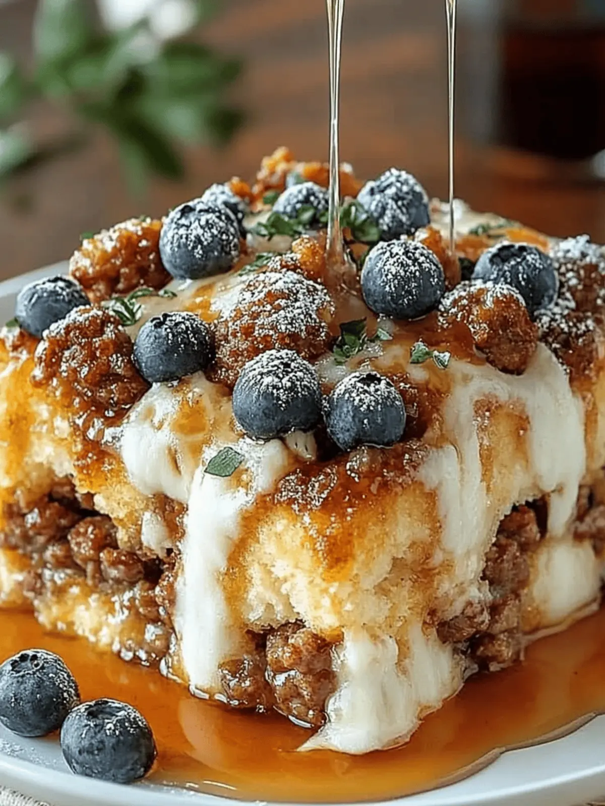 Sweet Maple Sausage Breakfast Casserole for Cozy Mornings 2 Sweet Maple Sausage Breakfast Casserole