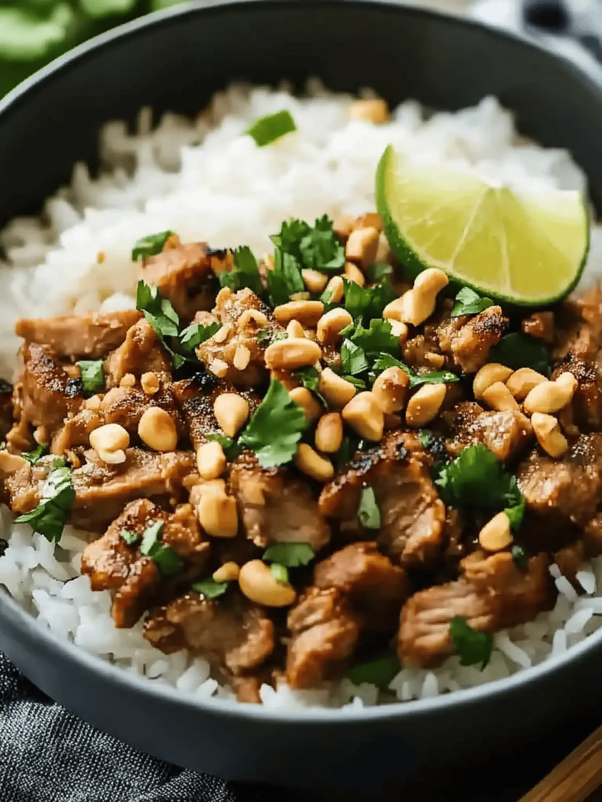 Ginger Lime Pork with Coconut Rice for a Tropical Dinner Delight 5 Ginger Lime Pork with Coconut Rice