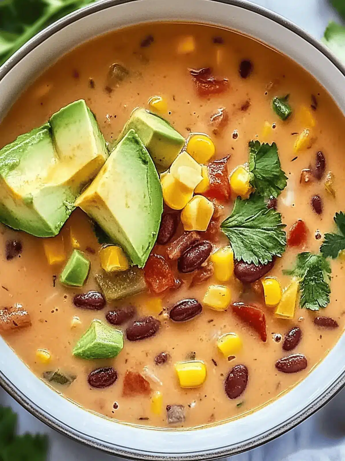 Crockpot Vegetarian Tortilla Soup for Cozy Comfort Evenings 2 Crockpot Vegetarian Tortilla Soup