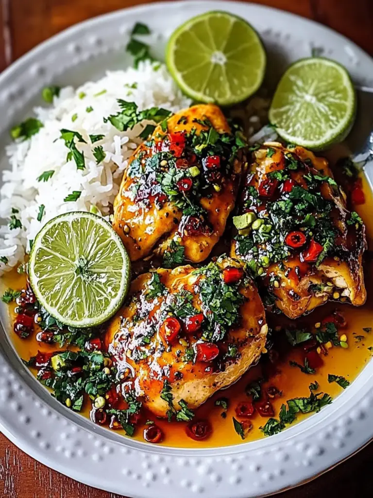 Spicy Maple Chicken & Coconut Rice