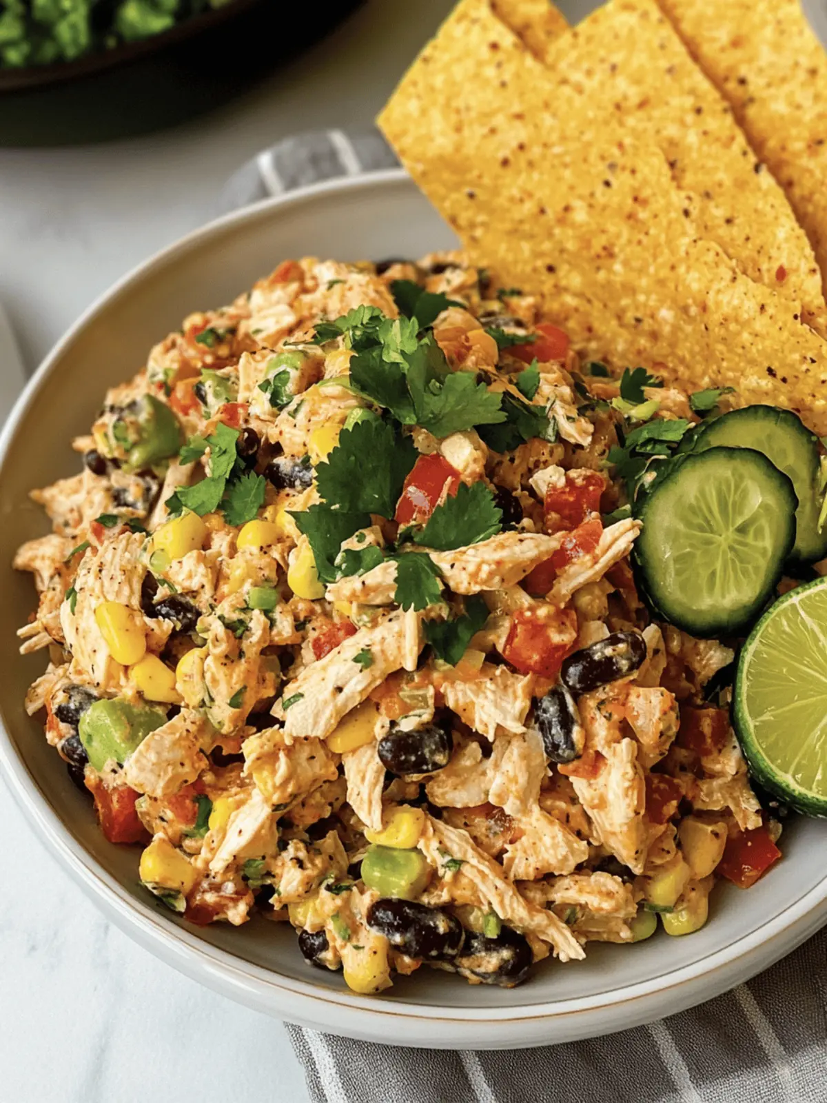 High Protein Southwest Chicken Salad with Greek Yogurt Magic 4 High Protein Southwest Chicken Salad