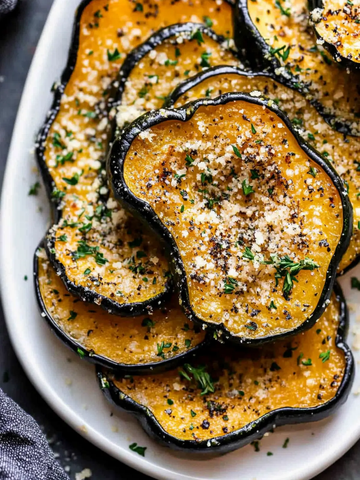 Delicious Parmesan Herb Roasted Acorn Squash to Impress Guests 4 Parmesan Herb Roasted Acorn Squash