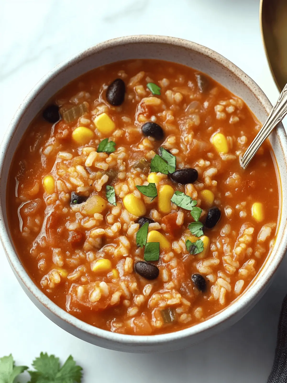 Savory Beans and Rice Taco Soup Ready in 30 Minutes! 2 Beans and Rice Taco Soup