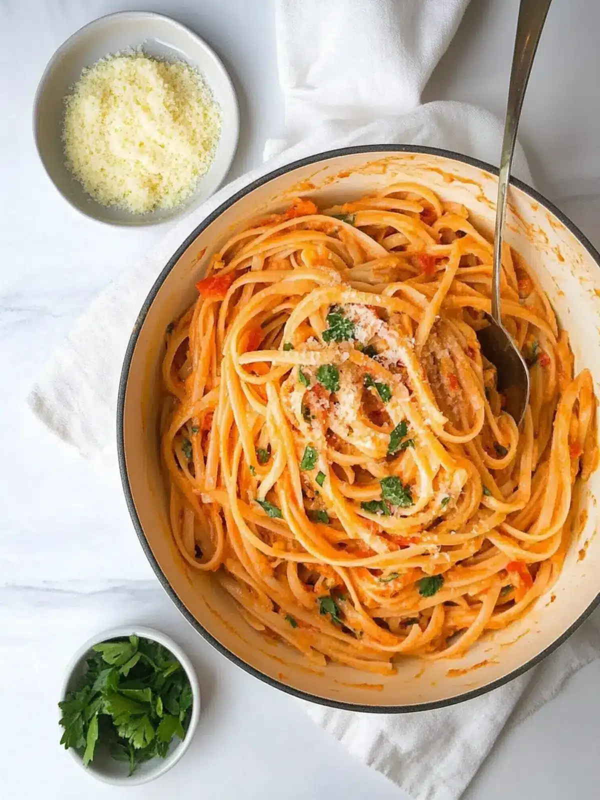 Creamy Red Pepper Alfredo Pasta: Your New Guilt-Free Indulgence 3 Creamy Red Pepper Alfredo Pasta