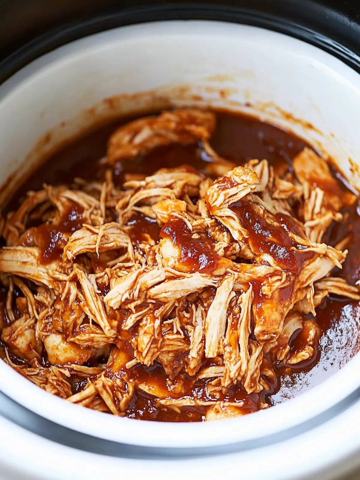 Savory Crockpot BBQ Shredded Chicken for Effortless Dinners 2 Crockpot BBQ Shredded Chicken