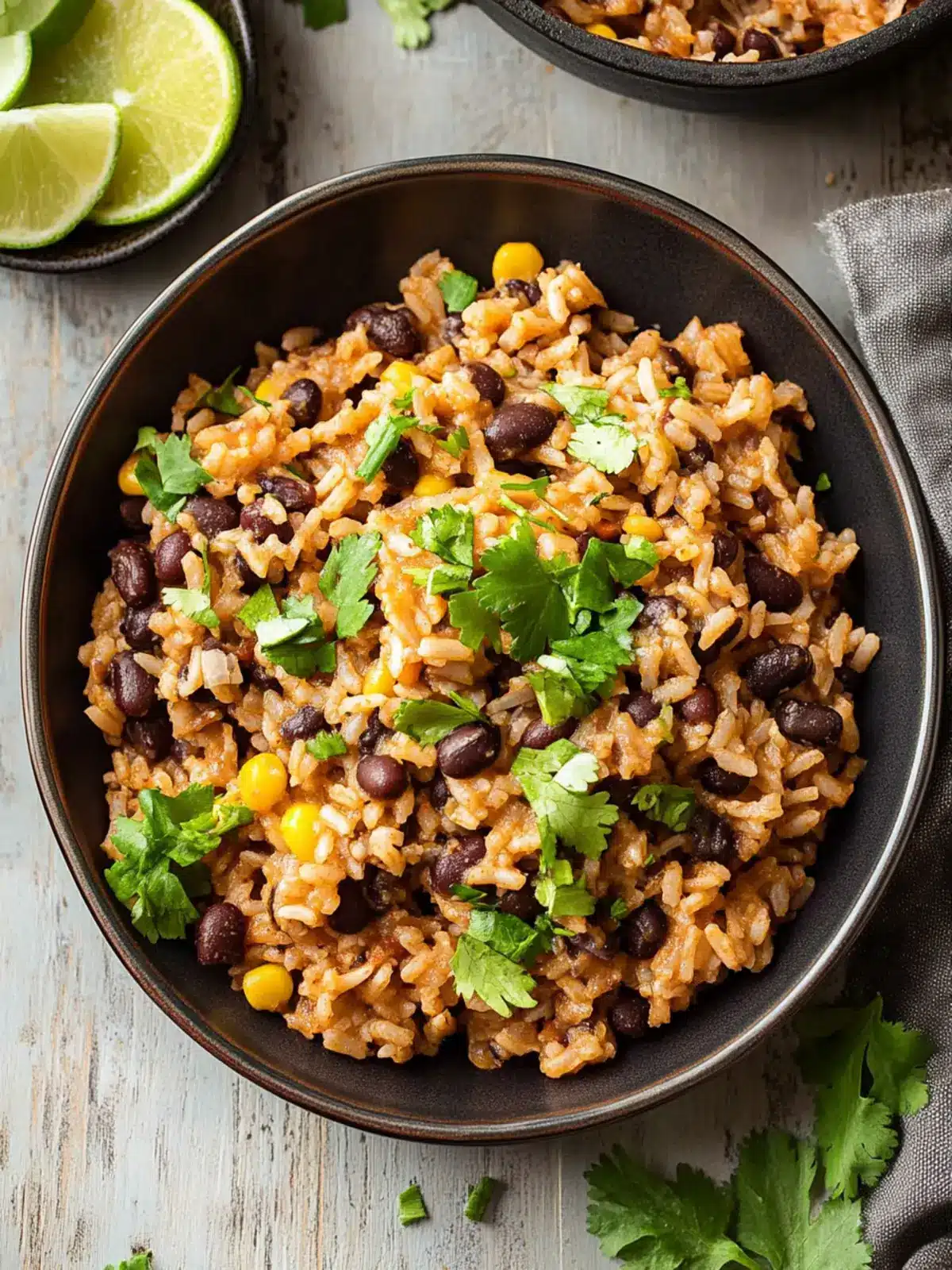 One-Pot Black Beans and Rice Recipe