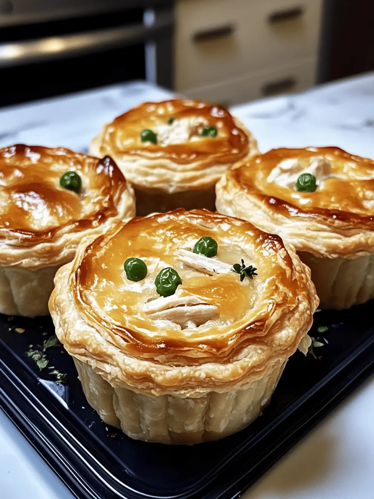 Delicious Mini Chicken Pot Pies for Quick Comfort Food Fun 2 Mini chicken pot pies