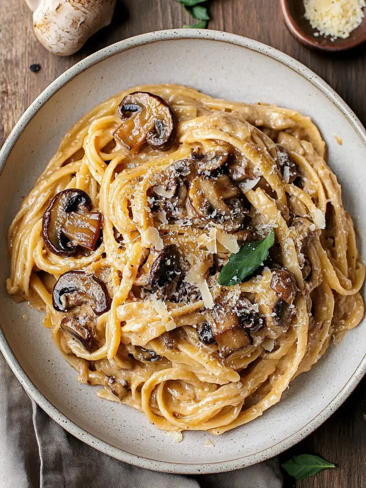 Irresistible Caramelized Leek and Mushroom Pasta with Gruyere 4 Caramelized Leek and Mushroom Pasta with Gruyere