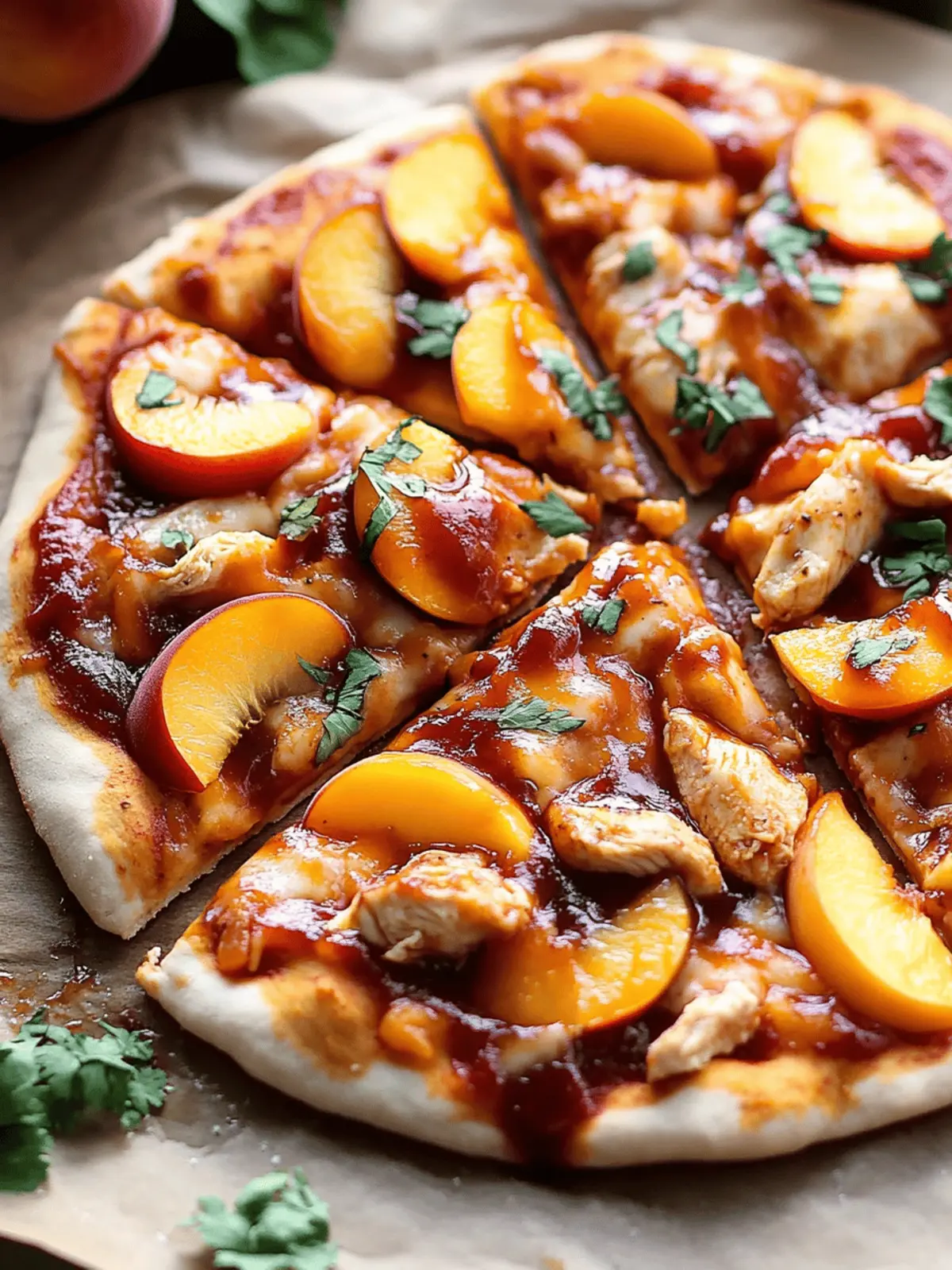 Peach BBQ Chicken Pizza: A Sweet and Smoky Weeknight Wonder 5 Peach BBQ Chicken Pizza