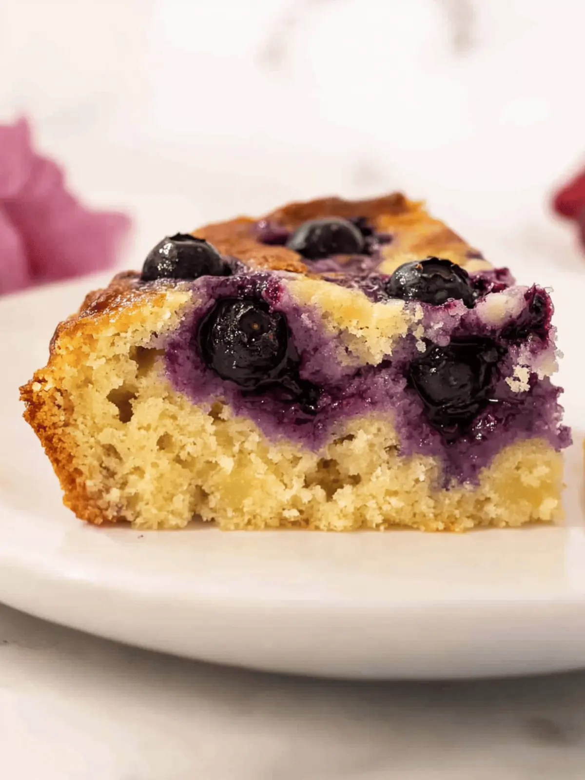 Soft Vegan Blueberry Almond Cake: Your New Favorite Dessert! 2 Soft Vegan Blueberry Almond Cake