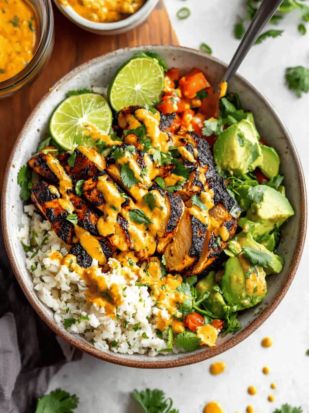Zesty Cilantro Lime Chicken Bowls for Easy Weeknight Dinners 2 Cilantro Lime Chicken Bowls