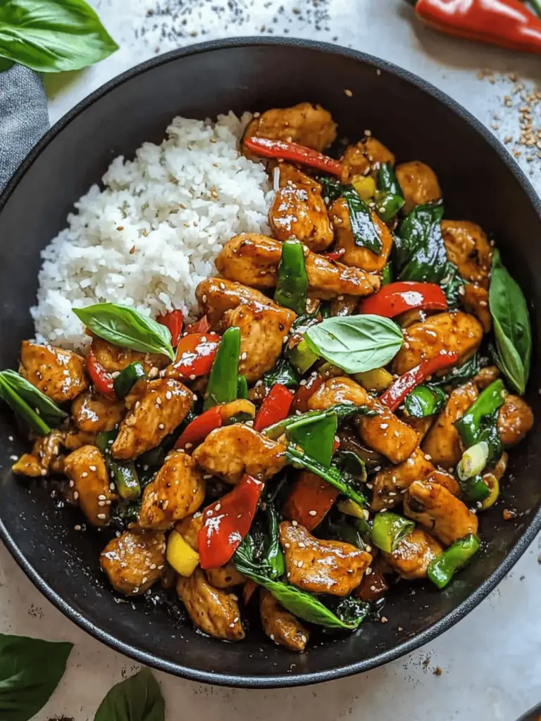 Thai Basil Chicken