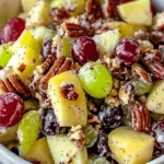 Apple Salad with Grapes & Pecans for a Crunchy Delight 10 Apple Salad with Grapes & Pecans