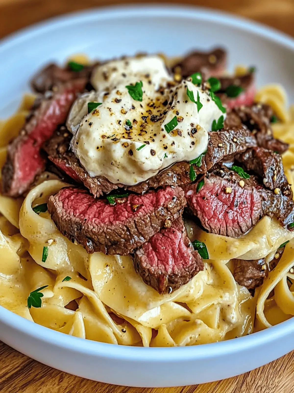 Irresistible Peppercorn Steak Stroganoff with Egg Noodles 5 Peppercorn Steak Stroganoff Egg Noodles