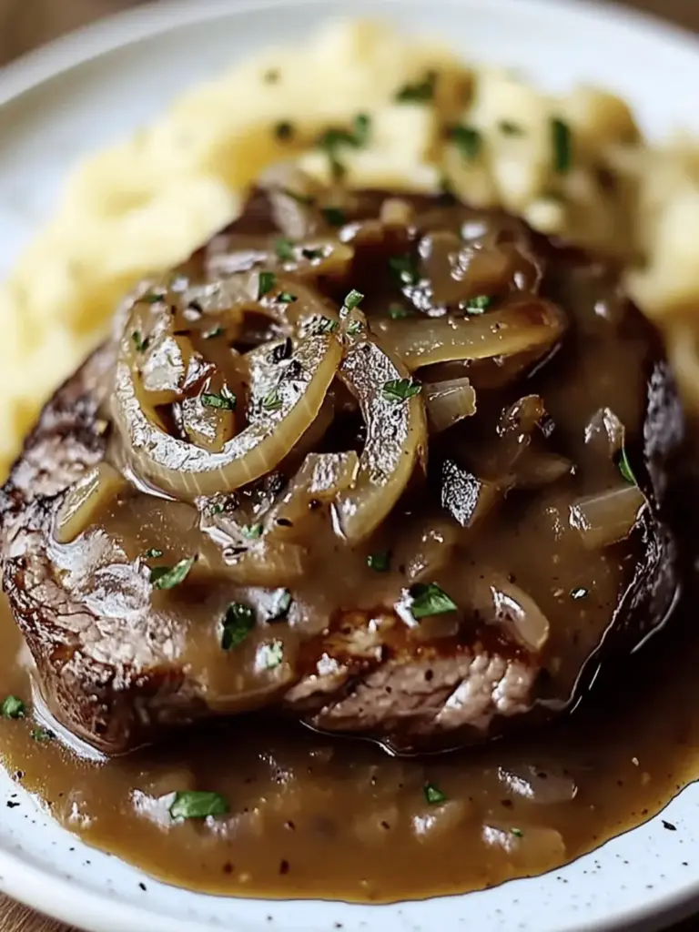 Hearty Onion Gravy Round Steak