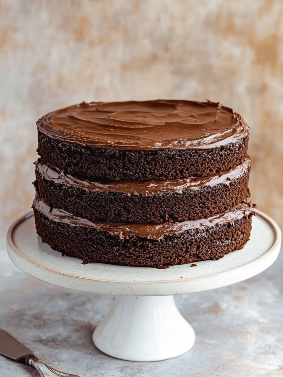 American Style Chocolate Fudge Cake