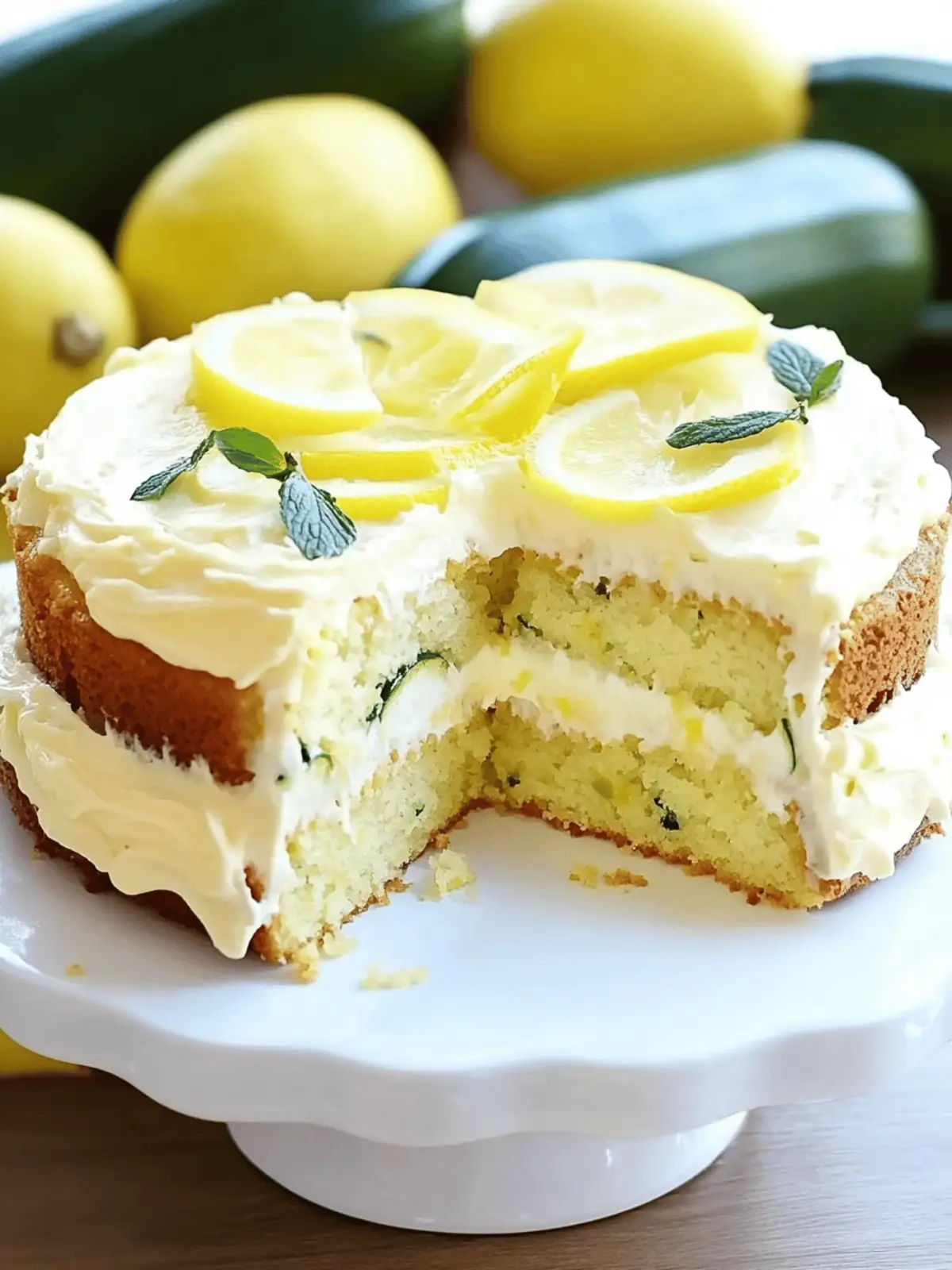 Lemon Zucchini Cake
