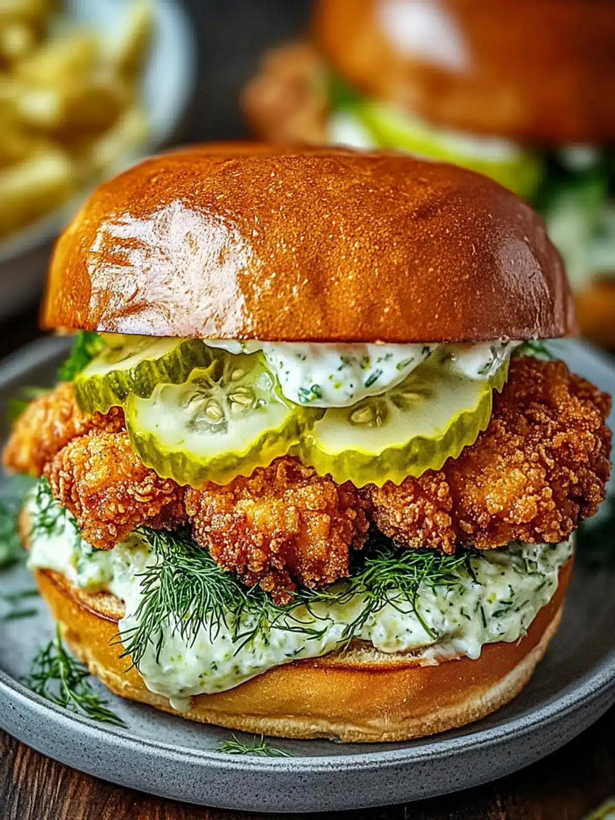 Crispy Dill Chicken Sandwich