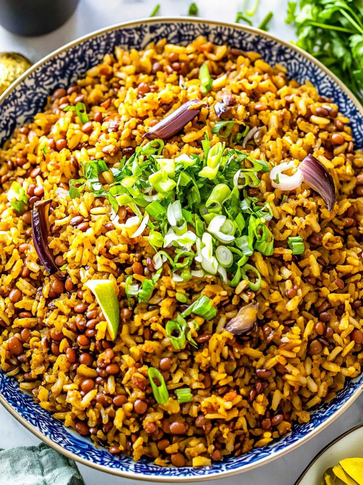 Mujadara (Lentils and Rice)