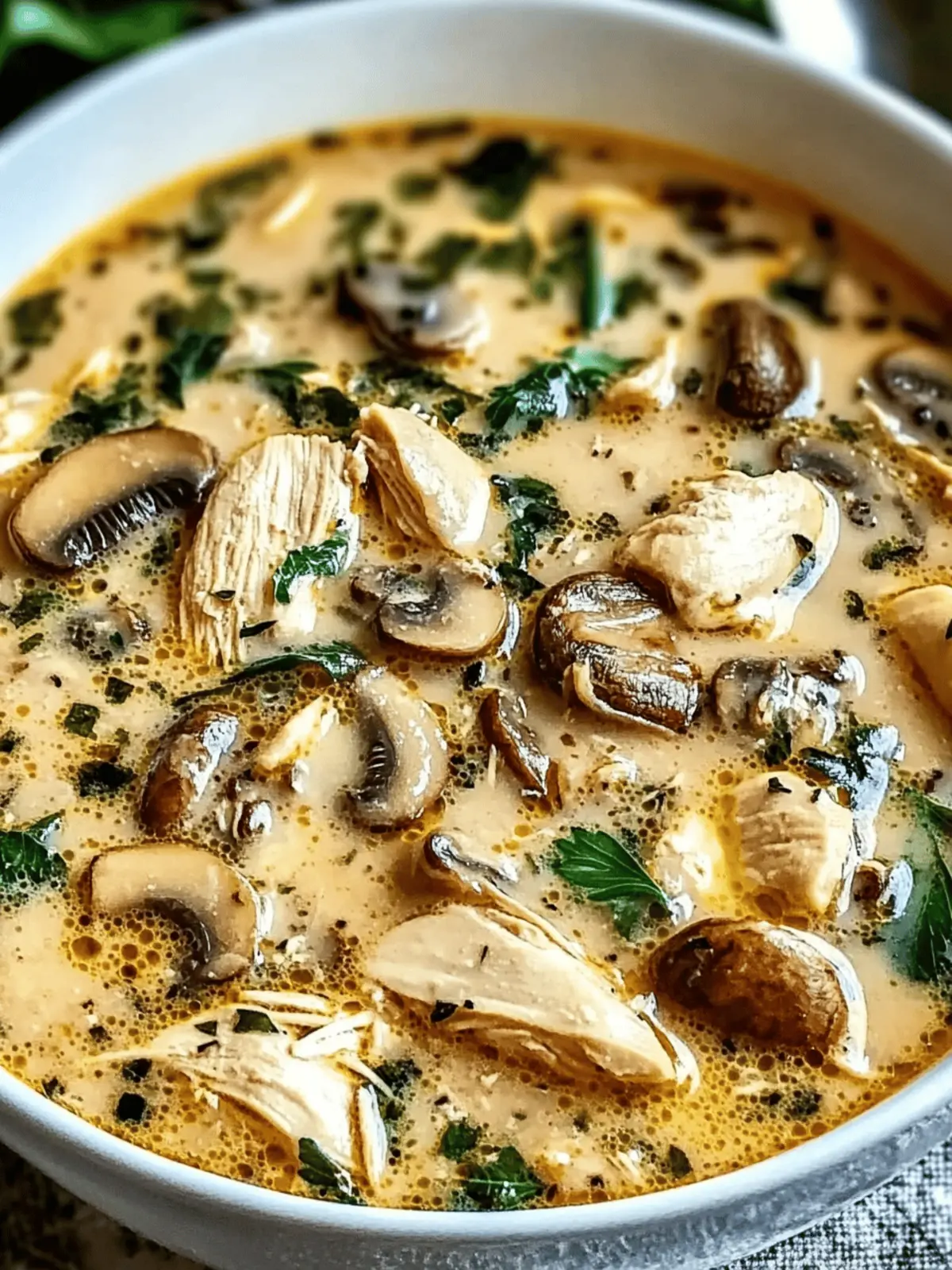 Clean Chicken Mushroom Soup: Comfort in Every Spoonful 3 Clean Chicken Mushroom Soup