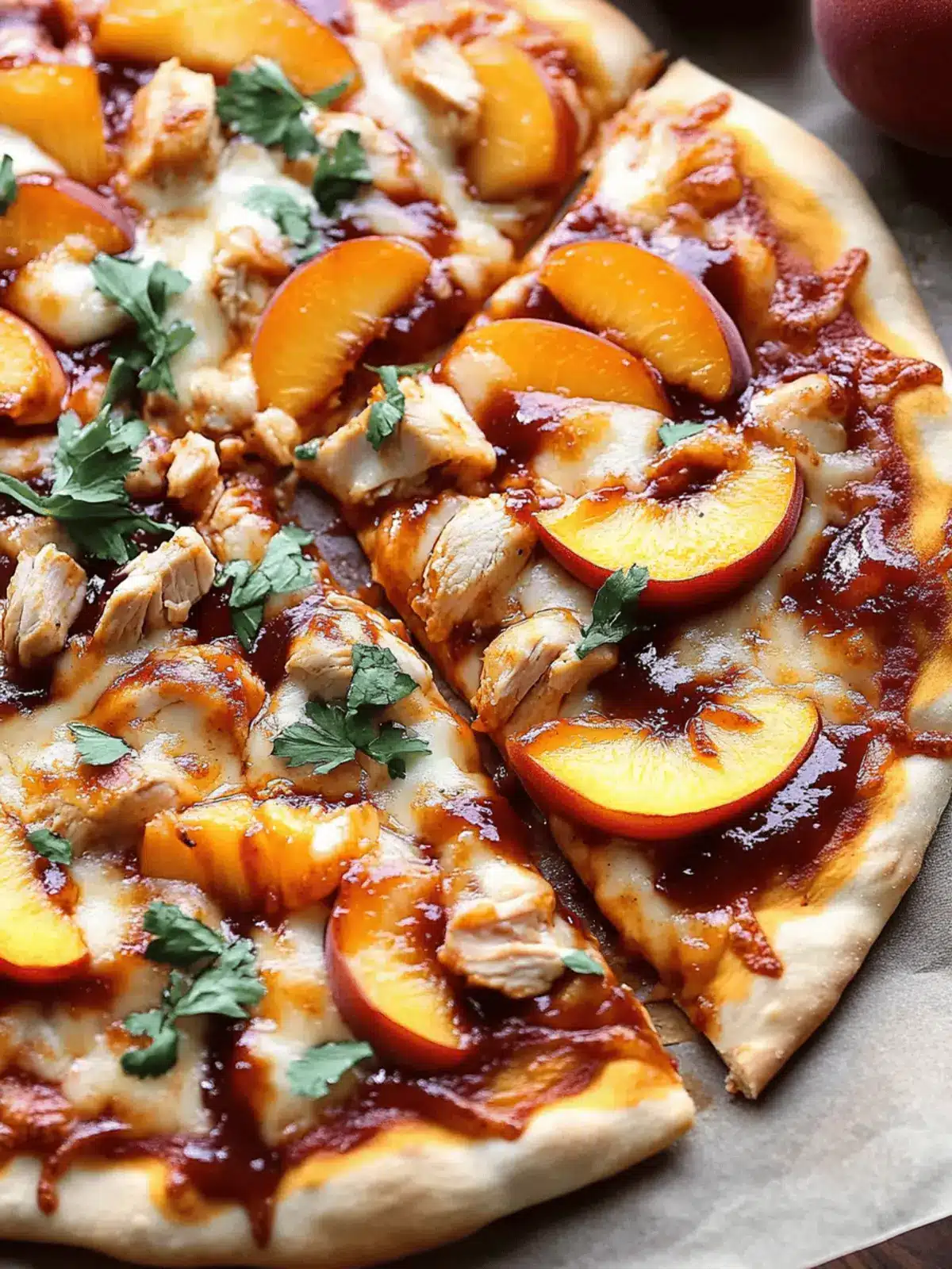Peach BBQ Chicken Pizza: A Sweet and Smoky Weeknight Wonder 3 Peach BBQ Chicken Pizza