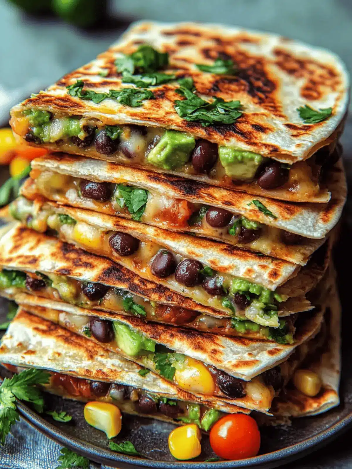 Easy Vegan Quesadillas With Black Beans And Avocado
