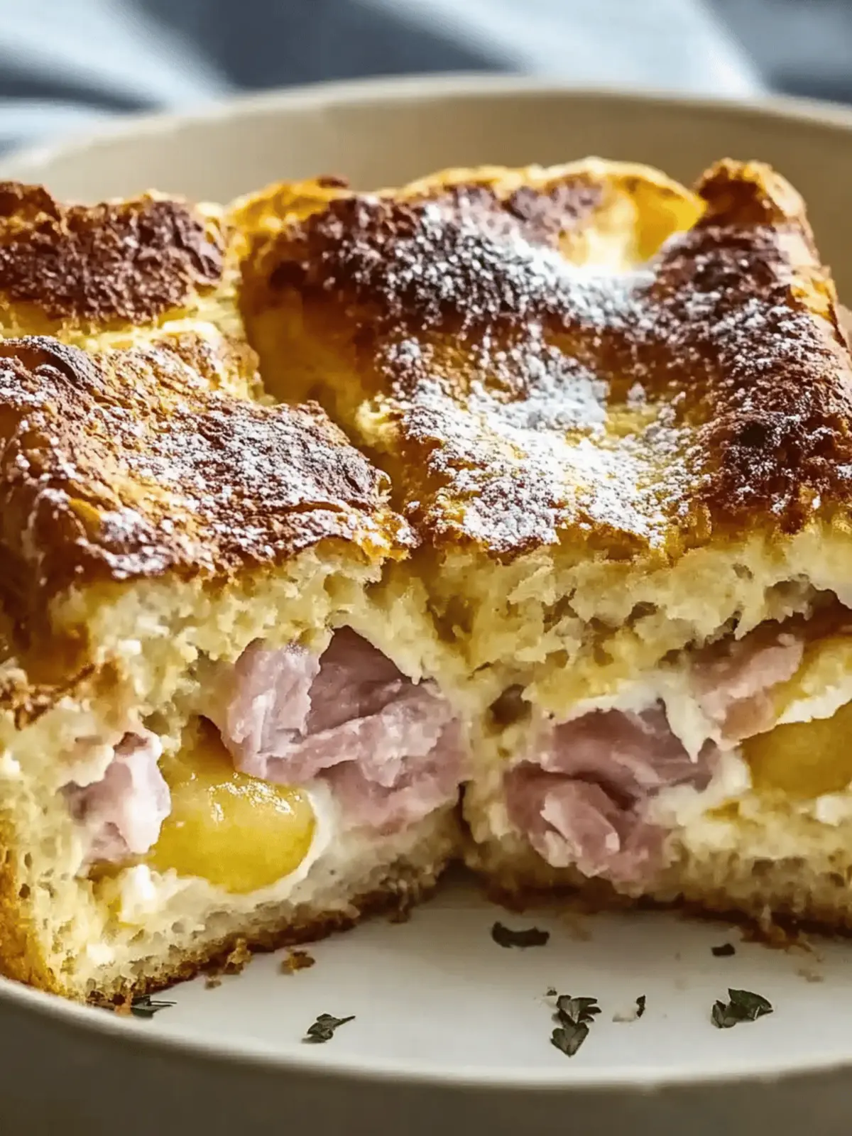 Irresistible Monte Cristo Breakfast Casserole for Brunch Bliss 2 Monte Cristo Breakfast Casserole