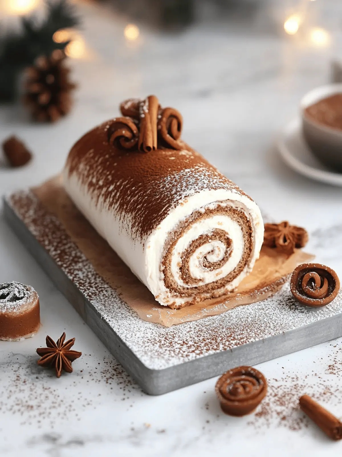 Deliciously Tasty Tiramisu Yule Log Cake for Your Celebrations 2 Tasty Tiramisu Yule Log Cake