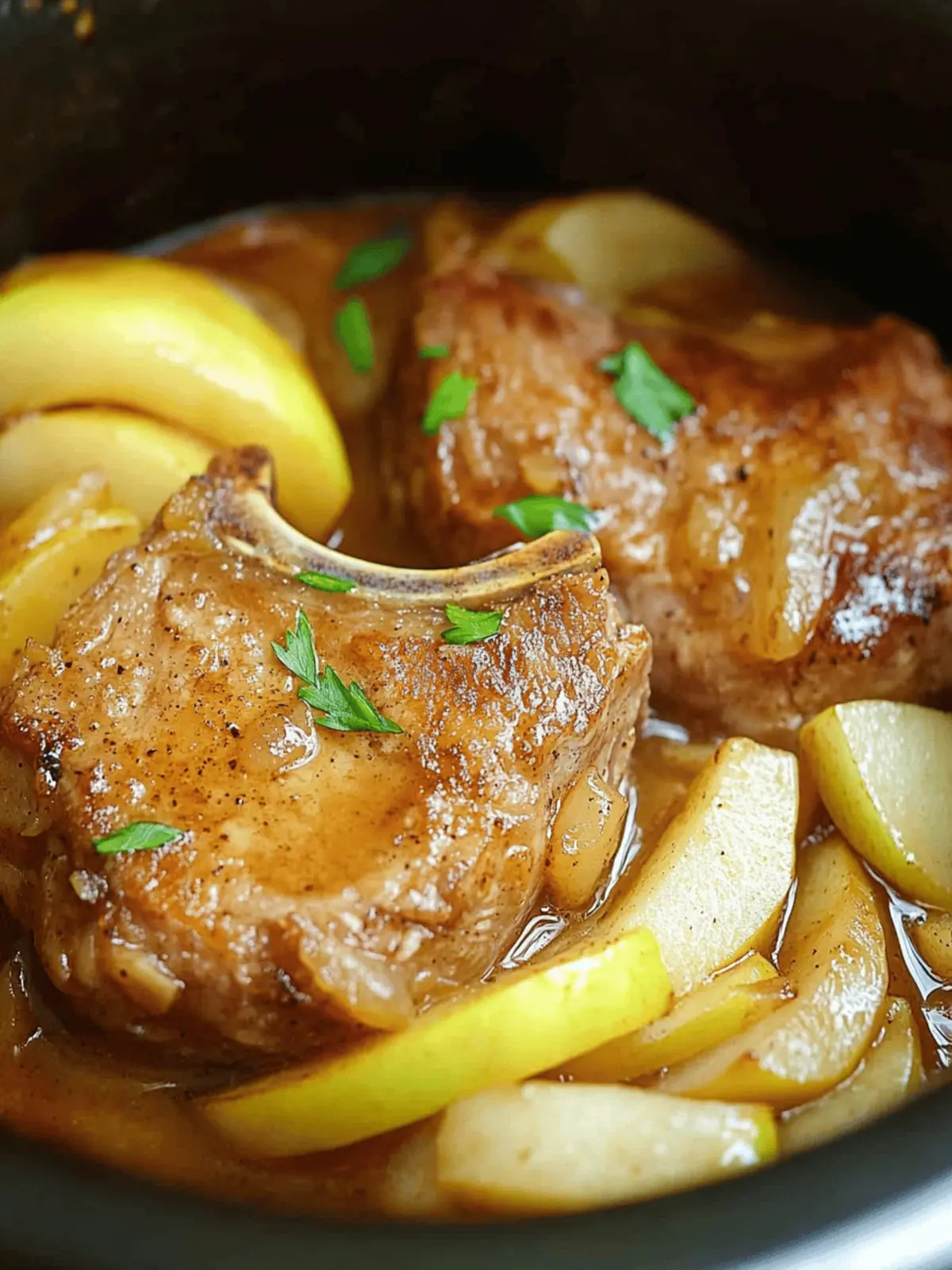 Crock Pot Apple Pork Chops for the Perfect Family Dinner 3 Crock Pot Apple Pork Chops