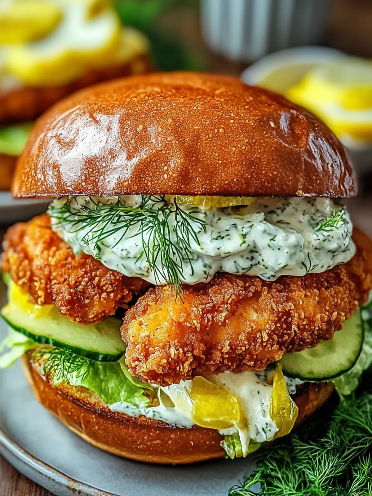Crispy Dill Chicken Sandwich