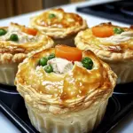 Delicious Mini Chicken Pot Pies for Quick Comfort Food Fun 8 Mini chicken pot pies