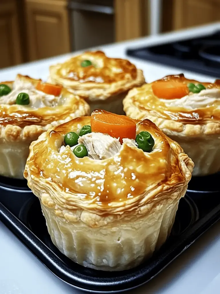 Mini chicken pot pies