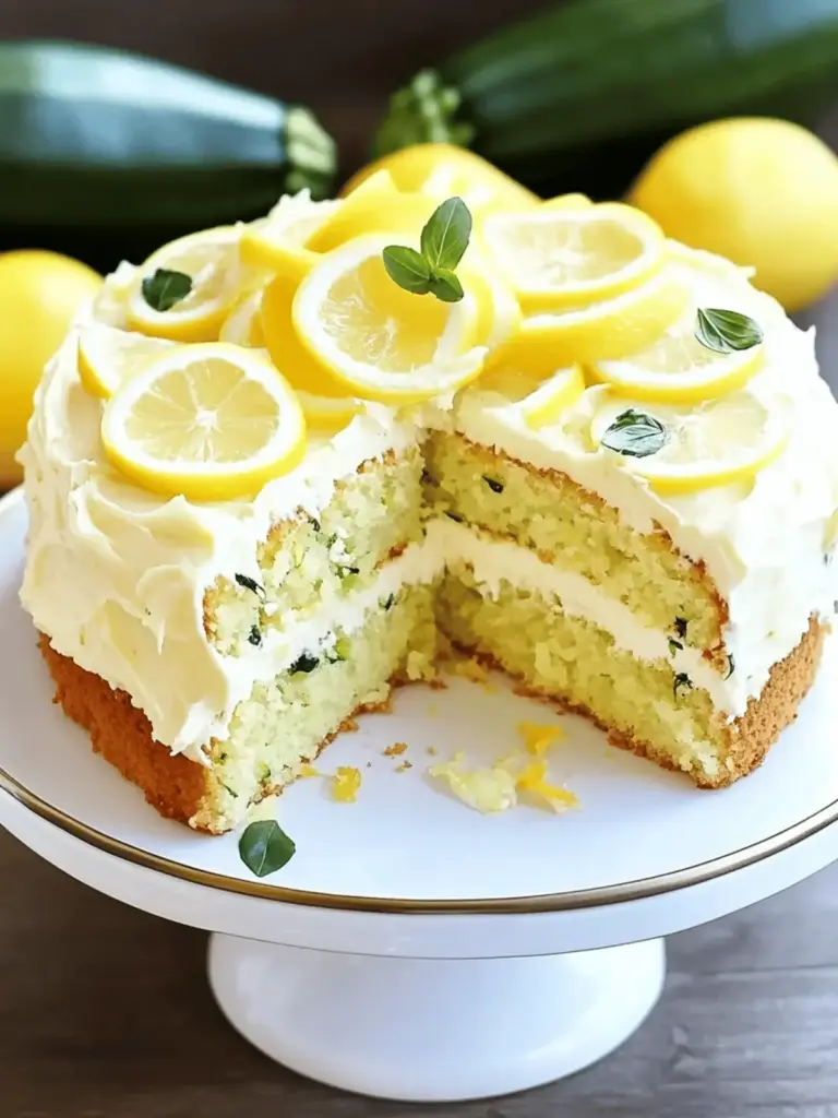Lemon Zucchini Cake