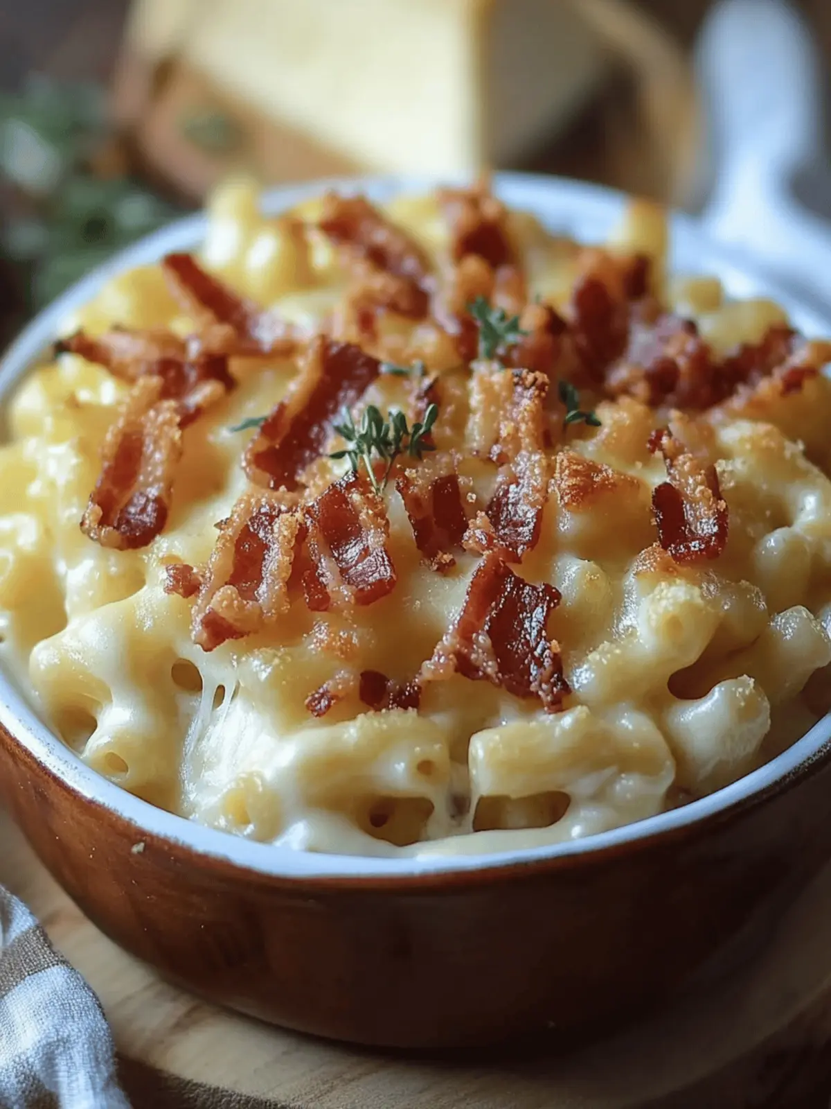 Bacon Mac and Cheese Bliss: Your Ultimate Comfort Food Fix 4 Bacon Mac and Cheese