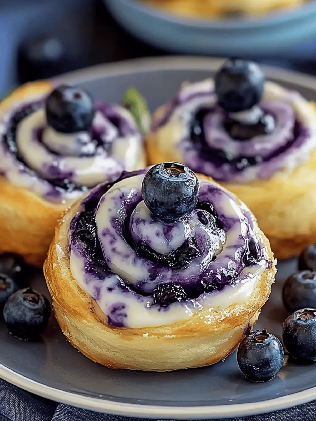Blueberry Cheesecake Swirl Rolls: Your New Breakfast Obsession 2 Blueberry Cheesecake Swirl Rolls