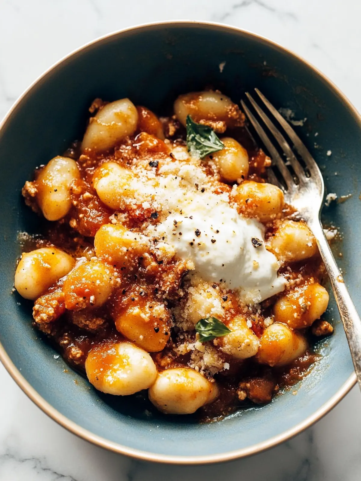 Millionaire Gnocchi with Creamy Sauce