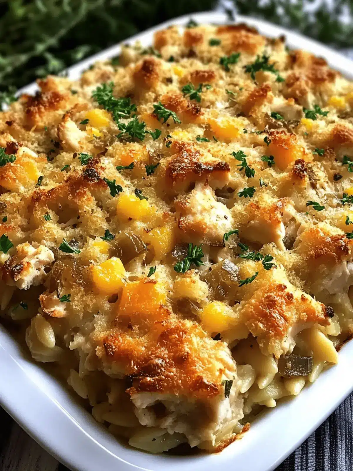 Savory French Onion Chicken Orzo Casserole You’ll Crave 2 French Onion Chicken Orzo Casserole