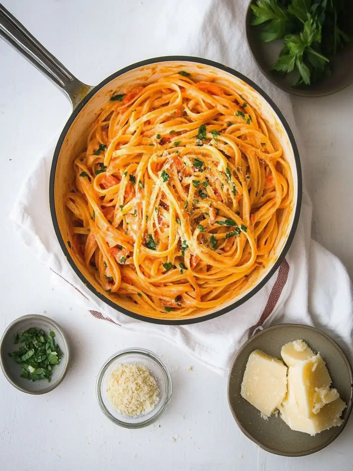 Creamy Red Pepper Alfredo Pasta: Your New Guilt-Free Indulgence 2 Creamy Red Pepper Alfredo Pasta