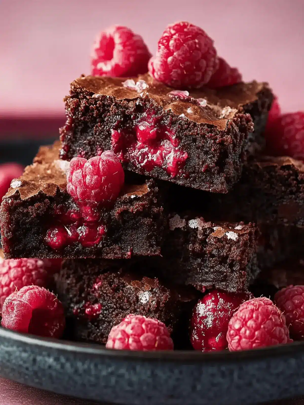 Chocolate Raspberry Brownies