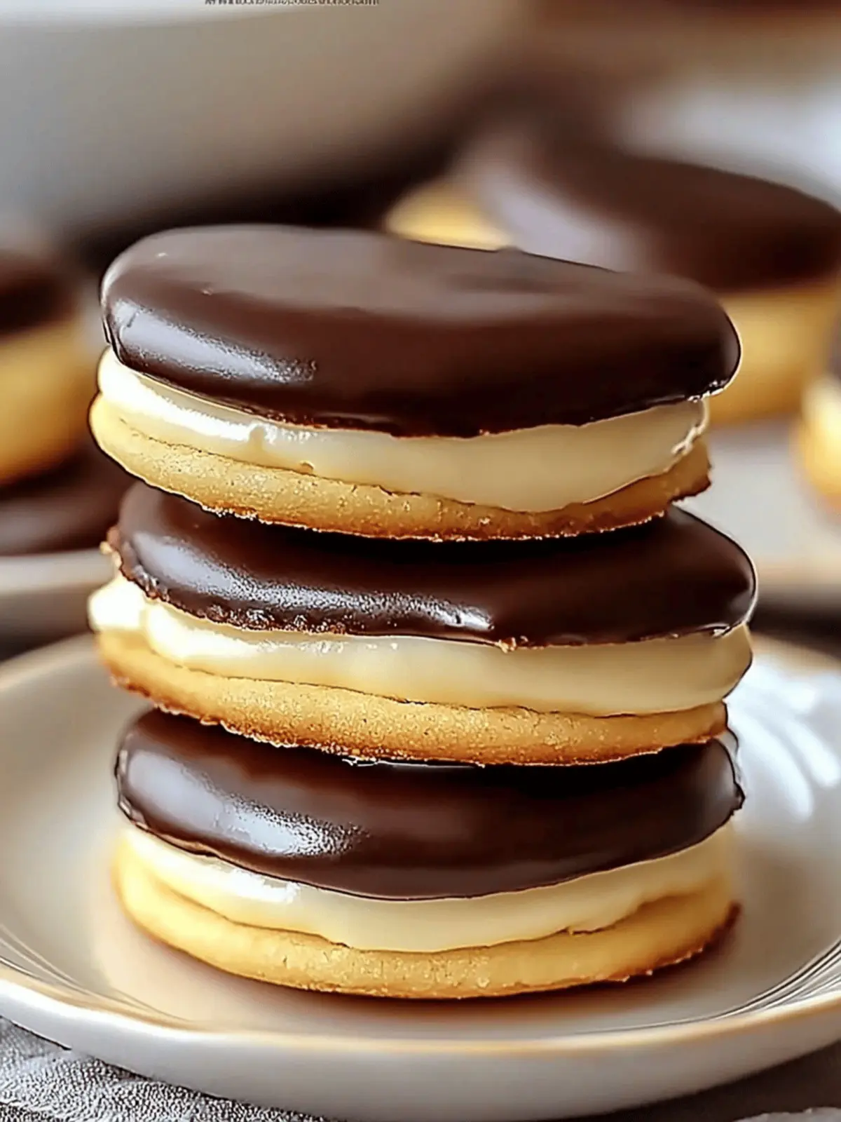 Boston Cream Pie Cookies that Steal the Show at Any Gathering 4 Boston Cream Pie Cookies